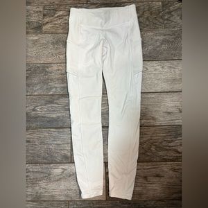 Women’s white lululemon athletica leggings size 6